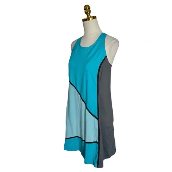 Title Nine Diamalete Colorblock Sleeveless Golf Tennis Athletic Stretch Dress M - Picture 4 of 7